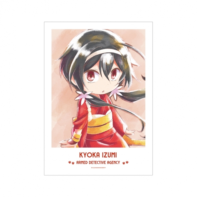 【グッズ-ポスター】文豪ストレイドッグス わん! 泉鏡花 Ani-Art aqua label A3マット加工ポスター【再販】
