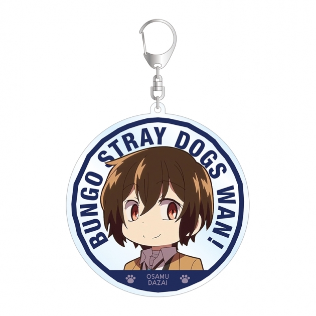 【グッズ-キーホルダー】文豪ストレイドッグス わん! 太宰治 BIGアクリルキーホルダー【再販】
