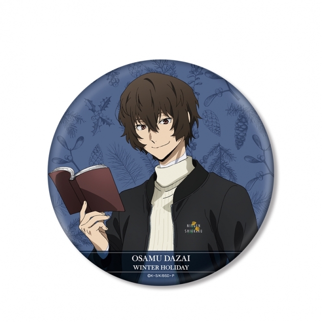 【グッズ-バッチ】文豪ストレイドッグス 描き下ろしイラスト 太宰治 冬の休日ver. BIG缶バッジ【再販】
