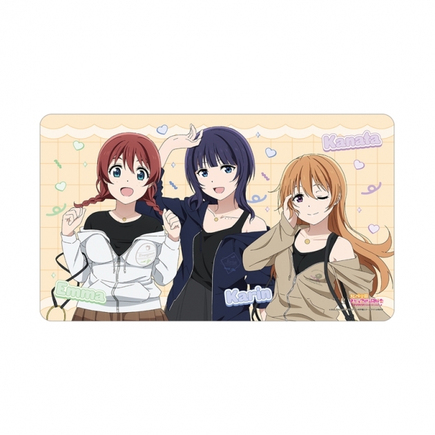 【グッズ-デスクマット】ラブライブ!虹ヶ咲学園スクールアイドル同好会 (ニジガク) 描き下ろしイラスト 朝香果林&近江彼方&エマ・ヴェルデ おそろいコーデver. マルチデスクマット【再販】

