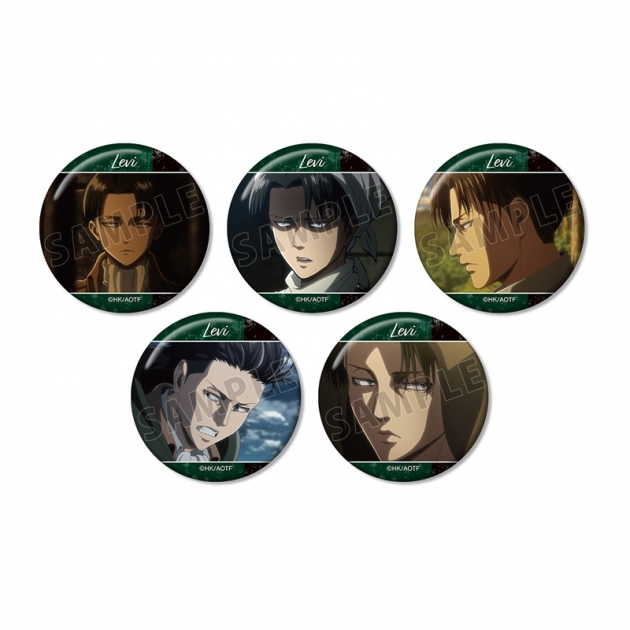 【グッズ-バッチ】TVアニメ『進撃の巨人』 リヴァイ 場面写缶バッジ5個セット【再販】
