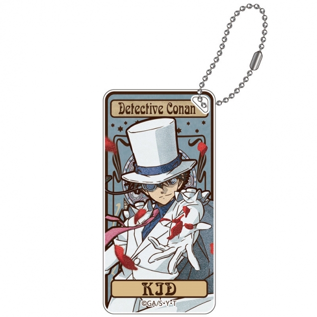 【グッズ-キーホルダー】名探偵コナン アールヌーボーシリーズドミテリアキーチェーン 怪盗キッド【再販】

