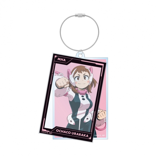 【グッズ-キーホルダー】TVアニメ『僕のヒーローアカデミア』 麗日お茶子 2連ワイヤーBIGアクリルキーホルダー【再販】
