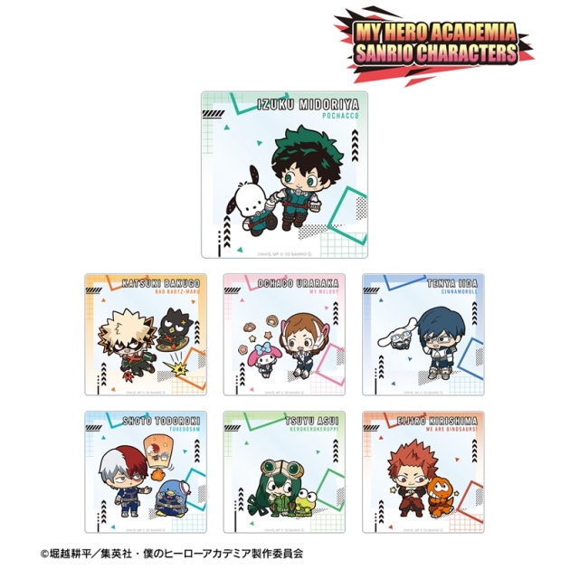 【グッズ-カード】僕のヒーローアカデミア × サンリオキャラクターズ トレーディングアクリルカード 1年A組 ver.B【再販】
