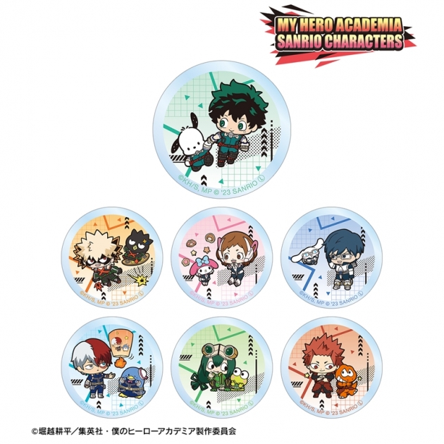 【グッズ-ステッカー】僕のヒーローアカデミア × サンリオキャラクターズ トレーディングアクリルステッカー 1年A組 ver.B【再販】
