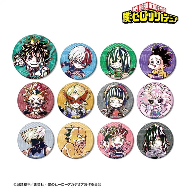 【グッズ-バッチ】TVアニメ『僕のヒーローアカデミア』 トレーディング デフォルメAni-Art マット缶バッジ ver.A【再販】
