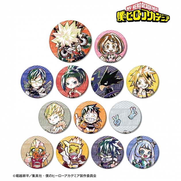 【グッズ-バッチ】TVアニメ『僕のヒーローアカデミア』 トレーディング デフォルメAni-Art マット缶バッジ ver.B【再販】
