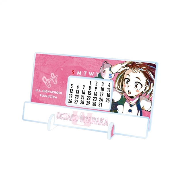 【グッズ-スタンドポップ】TVアニメ『僕のヒーローアカデミア』 麗日お茶子 Ani-Art 第5弾 卓上アクリル万年カレンダー【再販】
