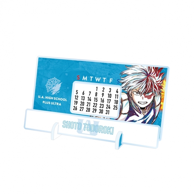 【グッズ-スタンドポップ】TVアニメ『僕のヒーローアカデミア』 轟焦凍 Ani-Art 第5弾 卓上アクリル万年カレンダー【再販】
