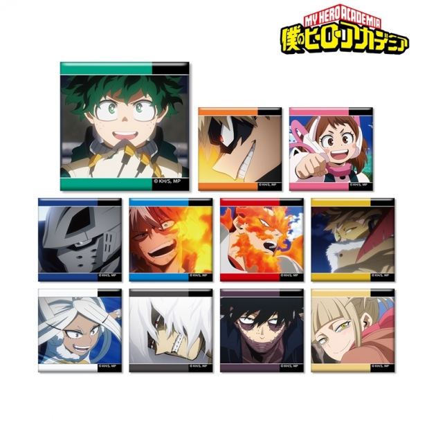 【グッズ-バッチ】TVアニメ『僕のヒーローアカデミア』 トレーディング名シーンスクエア缶バッジ【再販】
