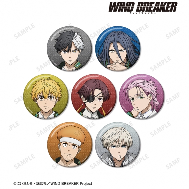 【グッズ-バッチ】TVアニメ『WIND BREAKER』 トレーディンググリッター缶バッジ【再販】
