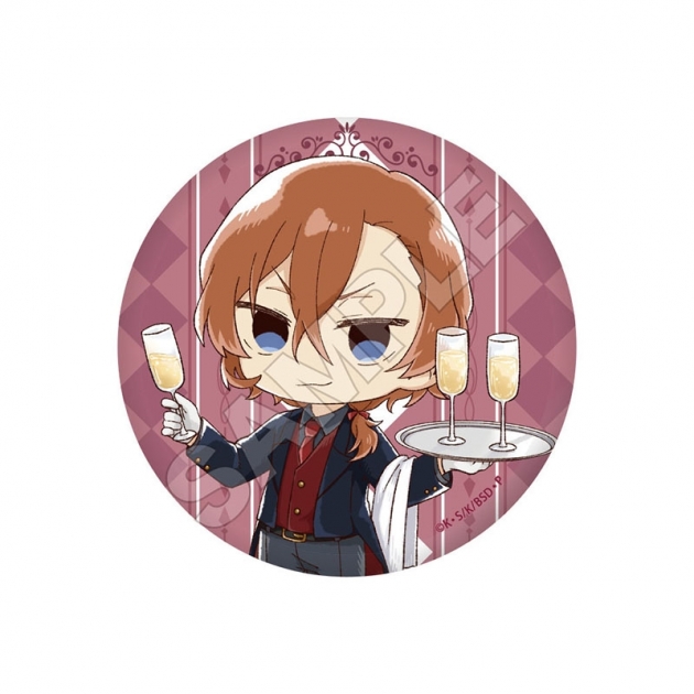 【グッズ-バッチ】文豪ストレイドッグス Sketchu! バトラー 缶バッジ 中原中也【再販】
