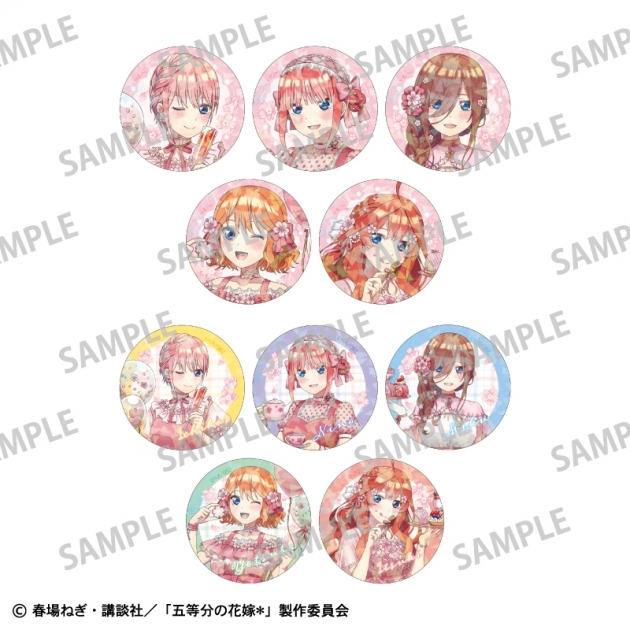 【グッズ-バッチ】五等分の花嫁* トレーディングホログラム缶バッジ 桜アフタヌーンティー【再販】
