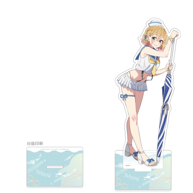 【グッズ-スタンドポップ】彼女、お借りします 描き下ろし特大アクリルスタンド(七海麻美/マリンセーラー水着)【再販】
