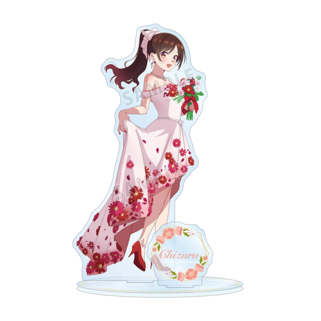 【グッズ-スタンドポップ】TVアニメ『彼女、お借りします』 描き下ろしイラスト 水原千鶴 花びらドレスver. パーツ付きBIGアクリルスタンド【再販】
