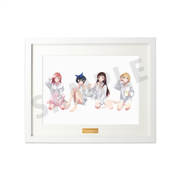 【グッズ-ボード】TVアニメ『彼女、お借りします』 描き下ろしイラスト 集合 彼シャツver. キャラファイングラフ【再販】
