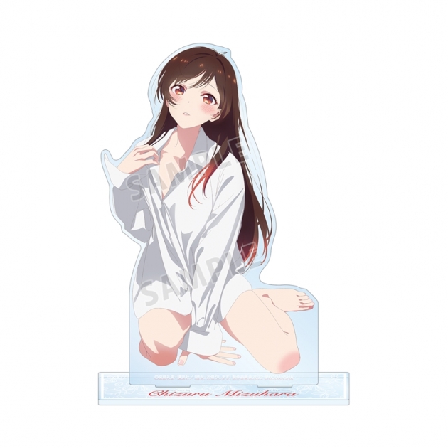 【グッズ-スタンドポップ】TVアニメ『彼女、お借りします』 描き下ろしイラスト 水原千鶴 彼シャツver. 特大アクリルスタンド【再販】
