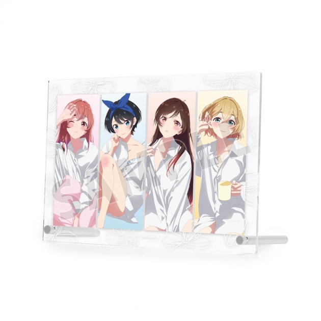 【グッズ-置きもの】TVアニメ『彼女、お借りします』 描き下ろしイラスト 集合 彼シャツver. A5アクリルパネル【再販】
