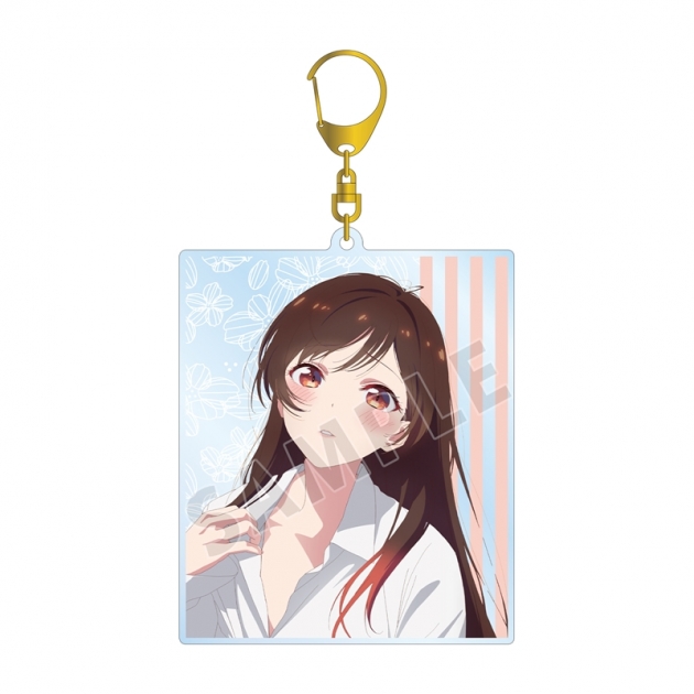 【グッズ-キーホルダー】TVアニメ『彼女、お借りします』 描き下ろしイラスト 水原千鶴 彼シャツver. BIGアクリルキーホルダー【再販】
