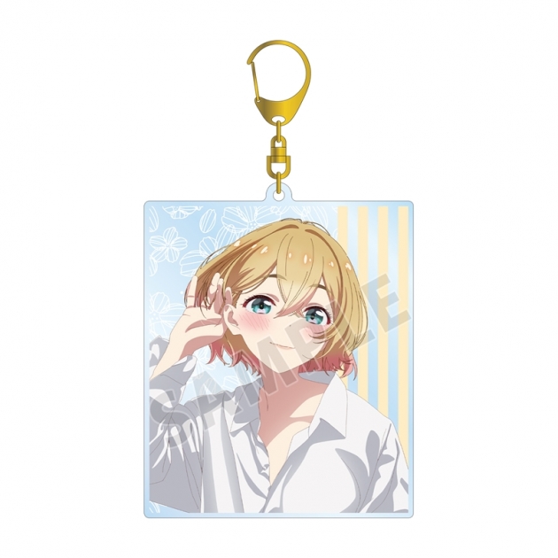 【グッズ-キーホルダー】TVアニメ『彼女、お借りします』 描き下ろしイラスト 七海麻美 彼シャツver. BIGアクリルキーホルダー【再販】
