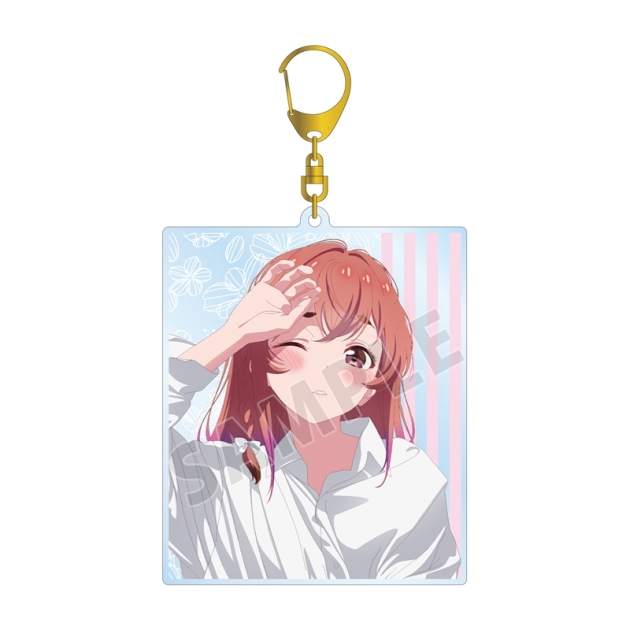 【グッズ-キーホルダー】TVアニメ『彼女、お借りします』 描き下ろしイラスト 桜沢 墨 彼シャツver. BIGアクリルキーホルダー【再販】
