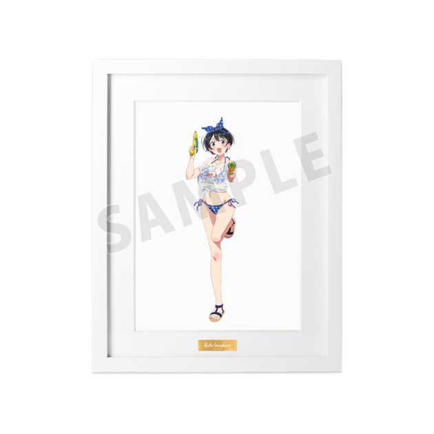 【グッズ-ボード】TVアニメ『彼女、お借りします』 描き下ろしイラスト 更科瑠夏 ビーチデートver. キャラファイングラフ【再販】
