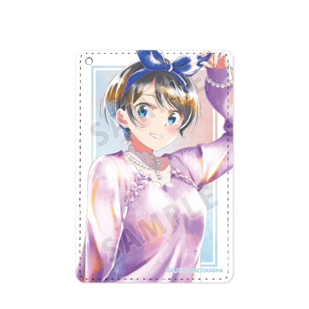 【グッズ-パスケース】TVアニメ『彼女、お借りします』 更科瑠夏 Ani-Art aqua label 1ポケットパスケース【再販】
