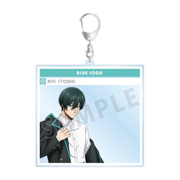 【グッズ-キーホルダー】TVアニメ『ブルーロック』 描き下ろし 糸師 凛 モーニングルーティンver. SNS風BIGアクリルキーホルダー【再販】
