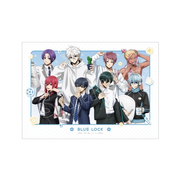 【グッズ-ポスター】TVアニメ『ブルーロック』 描き下ろし 集合 モーニングルーティンver. A3マット加工ポスター【再販】
