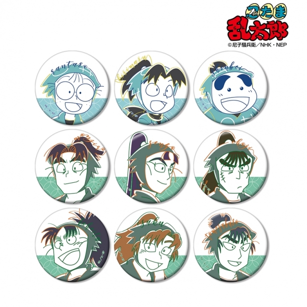 【グッズ-バッチ】忍たま乱太郎 トレーディング lette-graph 缶バッジ【再販】
