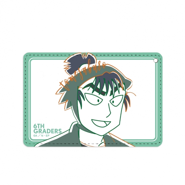 【グッズ-パスケース】忍たま乱太郎 食満留三郎 lette-graph 1ポケットパスケース【再販】
