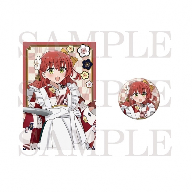 【グッズ-セットもの】アニメ『ぼっち・ざ・ろっく!』 缶バッジ&ポストカードセット(喜多郁代)【再販】
