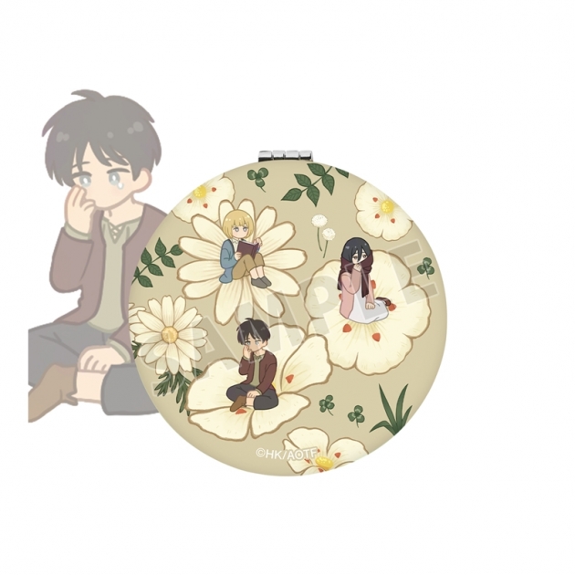 【グッズ-ミラー】TVアニメ『進撃の巨人』 エレン&ミカサ&アルミン Botania 第2弾 折りたたみミラー【再販】
