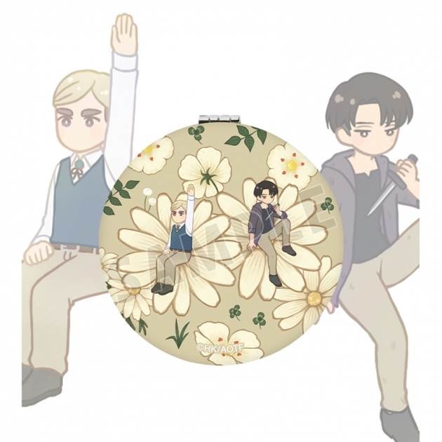 【グッズ-ミラー】TVアニメ『進撃の巨人』 エルヴィン&リヴァイ Botania 第2弾 折りたたみミラー【再販】

