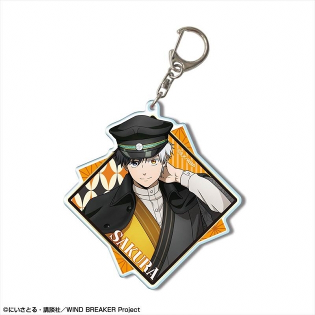 【グッズ-キーホルダー】TVアニメ「WIND BREAKER」 ビッグアクリルキーホルダー デザイン01(桜遥/レトロモダンver.)【描き下ろし】【再販】

