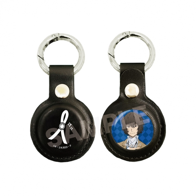 【グッズ-その他】文豪ストレイドッグス レザーGPSタグケース /02 太宰治【再販】
