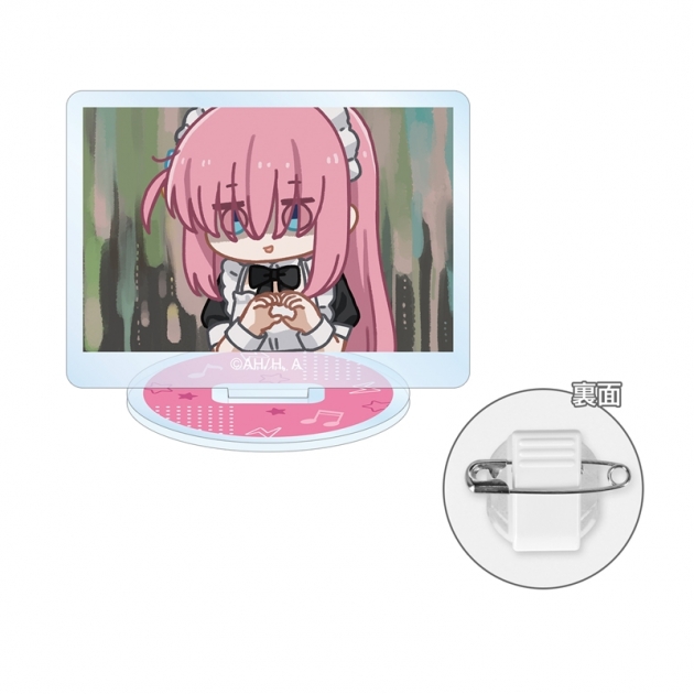 【グッズ-バッチ】アニメ「ぼっち・ざ・ろっく!」 後藤ひとり ゆるコマ アクリルスタンドマルチバッジ【再販】
