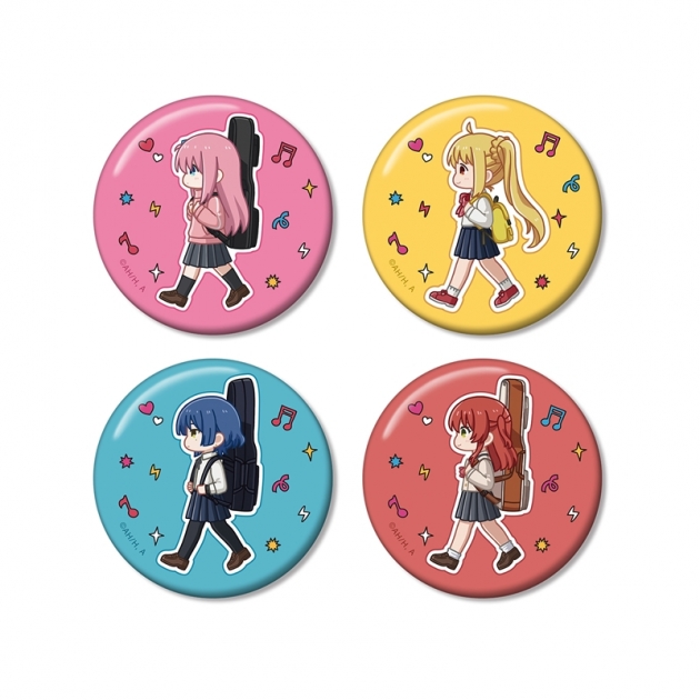 【グッズ-バッチ】アニメ「ぼっち・ざ・ろっく!」 ちびとこ 缶バッジ4個セット【再販】
