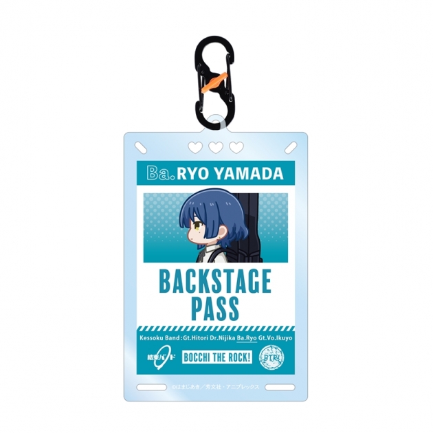 【グッズ-キーホルダー】アニメ「ぼっち・ざ・ろっく!」 山田リョウ ちびとこ カラビナ付きカード型アクリルキーホルダー【再販】
