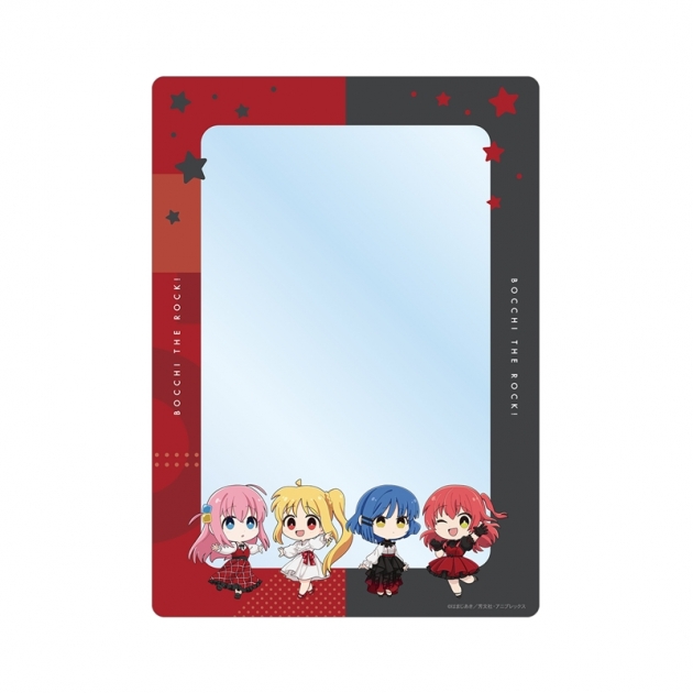 【グッズ-カードケース】アニメ「ぼっち・ざ・ろっく!」 結束バンド ちびキャラ 赤いドレスver. A5硬質ケース【再販】
