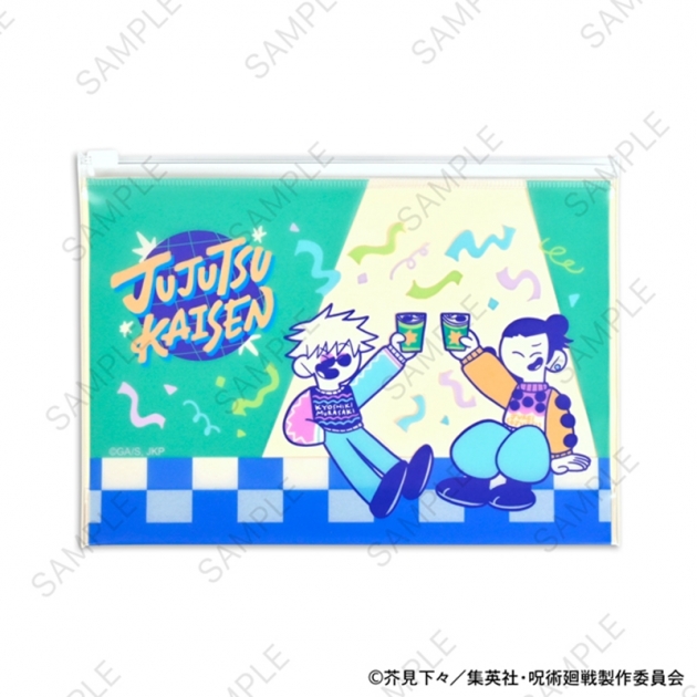 【グッズ-ポーチ】呪術廻戦 アグリーセーターパーティー! ガゼットスライダーポーチ(五条・夏油/懐玉・玉折)【再販】
