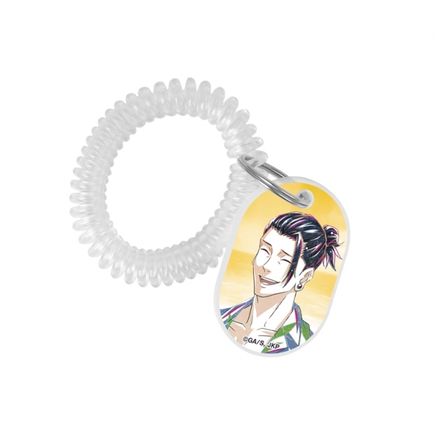 【グッズ-キーホルダー】TVアニメ「呪術廻戦」 夏油 傑 めんそーれ Ani-Art 第2弾 懐玉・玉折 ロッカーキー風アクリルキーホルダー【再販】
