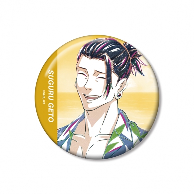 【グッズ-バッチ】TVアニメ「呪術廻戦」 夏油 傑 めんそーれ Ani-Art 第2弾 懐玉・玉折 100mm缶バッジ【再販】
