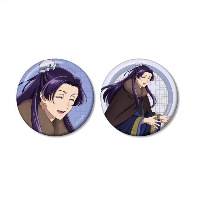 【グッズ-バッチ】TVアニメ『薬屋のひとりごと』 描き下ろし 壬氏 冬の装いver. 缶バッジ2個セット【再販】
