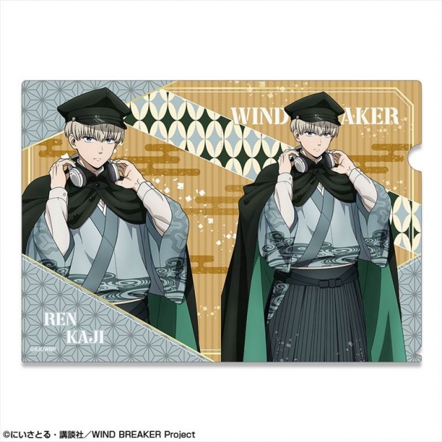 【グッズ-クリアファイル】TVアニメ「WIND BREAKER」 クリアファイル デザイン04(梶蓮/レトロモダンver.)【描き下ろし】【再販】

