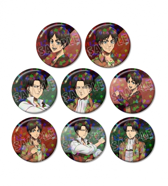 【グッズ-バッチ】TVアニメ『進撃の巨人』 描き下ろし 過去と現在ver. トレーディングホログラム缶バッジ【アニメイト限定】【再販】
