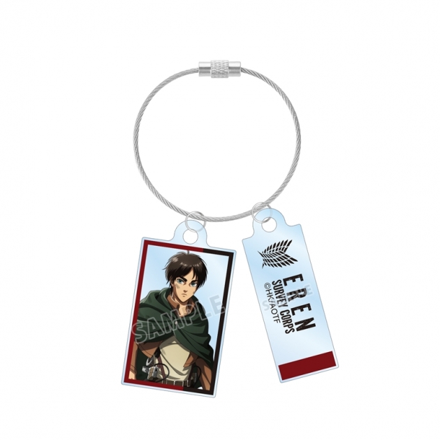 【グッズ-キーホルダー】TVアニメ『進撃の巨人』 描き下ろし エレン 戦いの後でver. 2連ワイヤーアクリルキーホルダー【再販】
