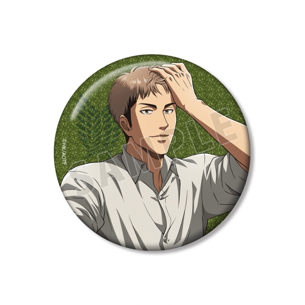 【グッズ-バッチ】TVアニメ『進撃の巨人』 描き下ろし ジャン リラックスver. 76mmグリッター缶バッジ【再販】
