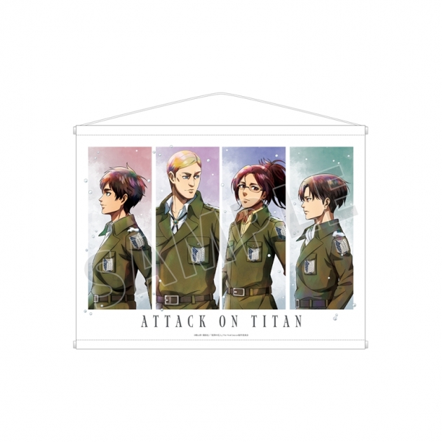 【グッズ-タペストリー】TVアニメ『進撃の巨人』 描き下ろし 集合 冬の歩みver. B2タペストリー【再販】
