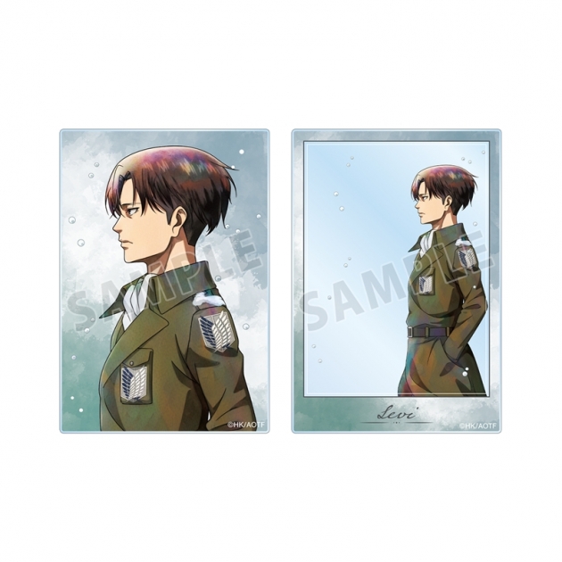 【グッズ-カード】TVアニメ『進撃の巨人』 描き下ろし リヴァイ 冬の歩みver. アクリルカード2種セット【再販】
